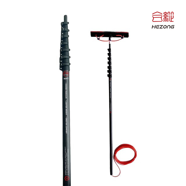 Portable Telescopic Multi-Functional Carbon Fiber Cleaning Rod
