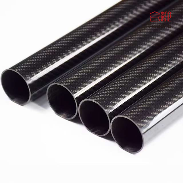 3K High-Strength Lightweight Carbon Fiber Round Tubes Can Be Customized