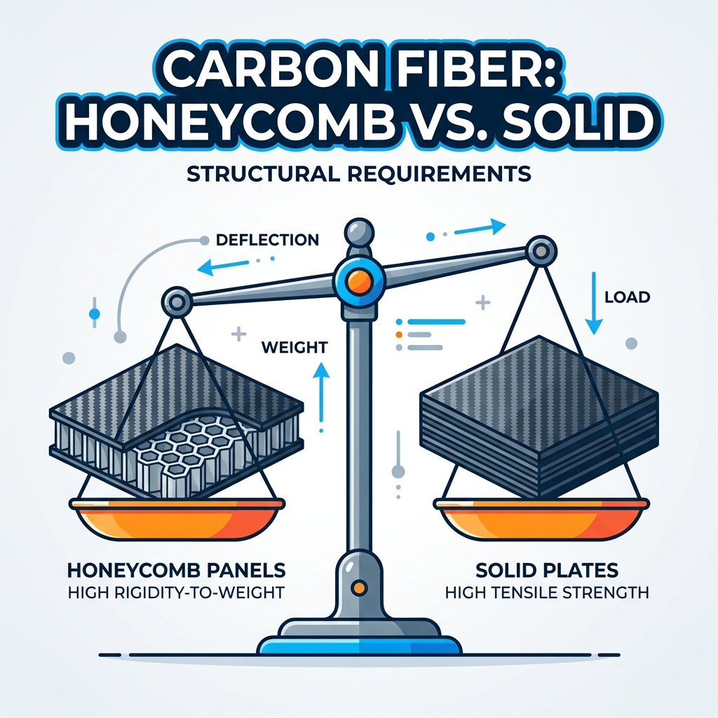 Carbon Fiber Honeycomb Panels vs Solid Plates: Which Fits Your Structural Requirements?