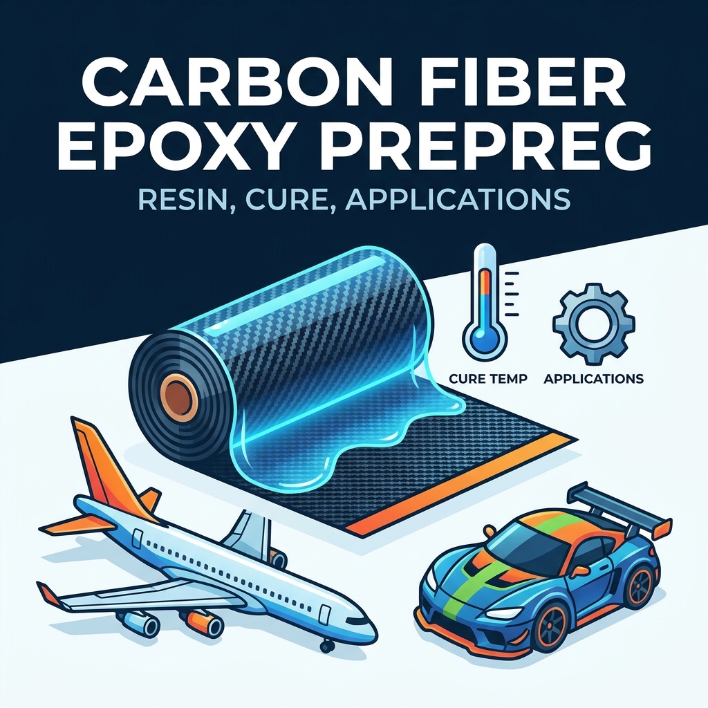 Carbon Fiber Epoxy Prepreg: Resin Content, Cure Temperature, and Applications