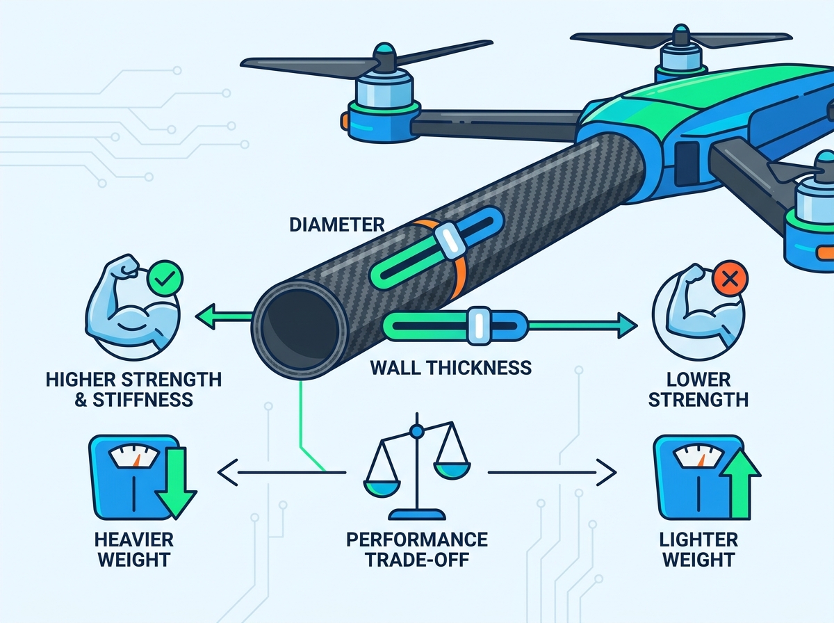 carbon fiber tube for drone arms